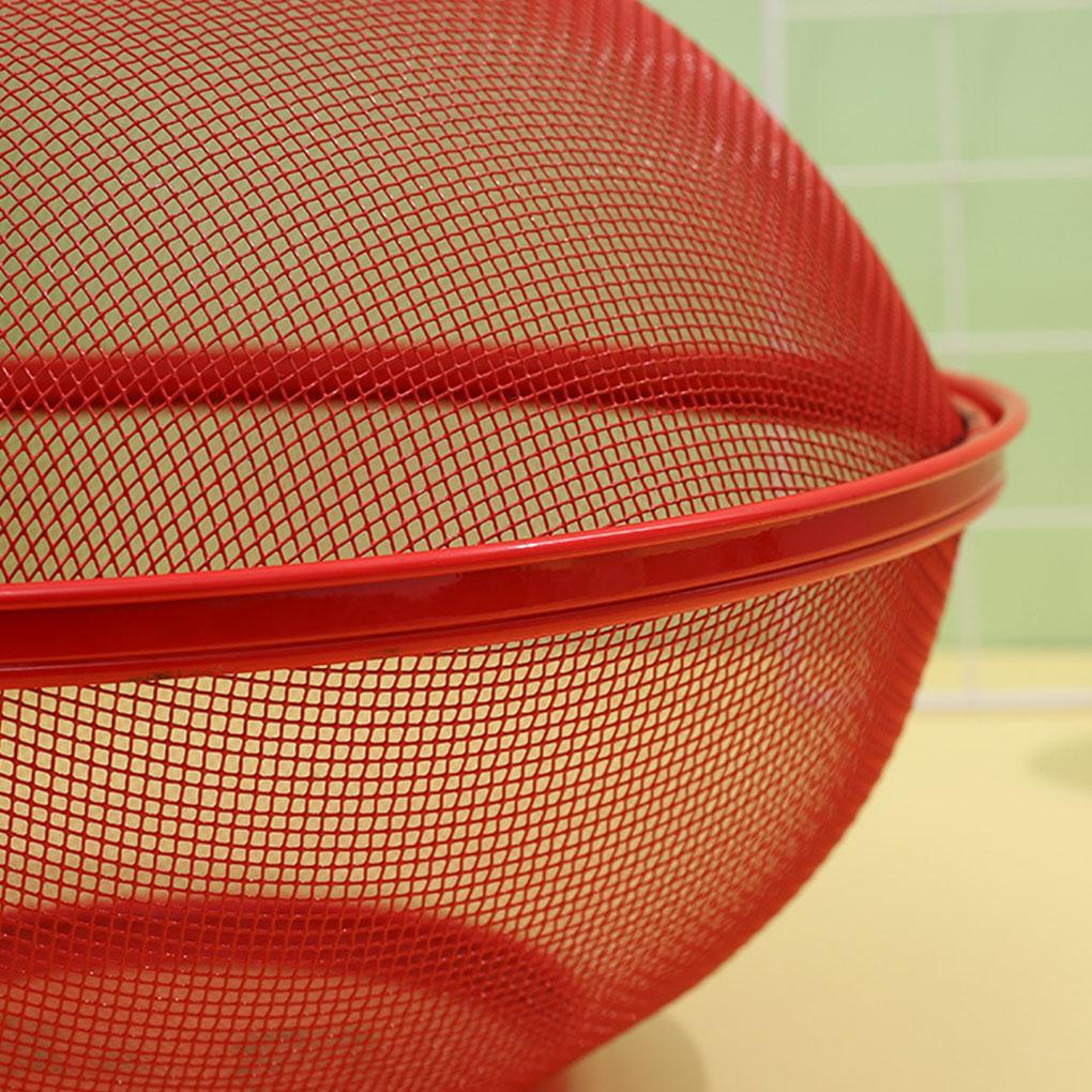 Iron Fruit Basket For All Shapes And Sizes Camping Trips Spray Coated Fruit Plate Outdoor Parties