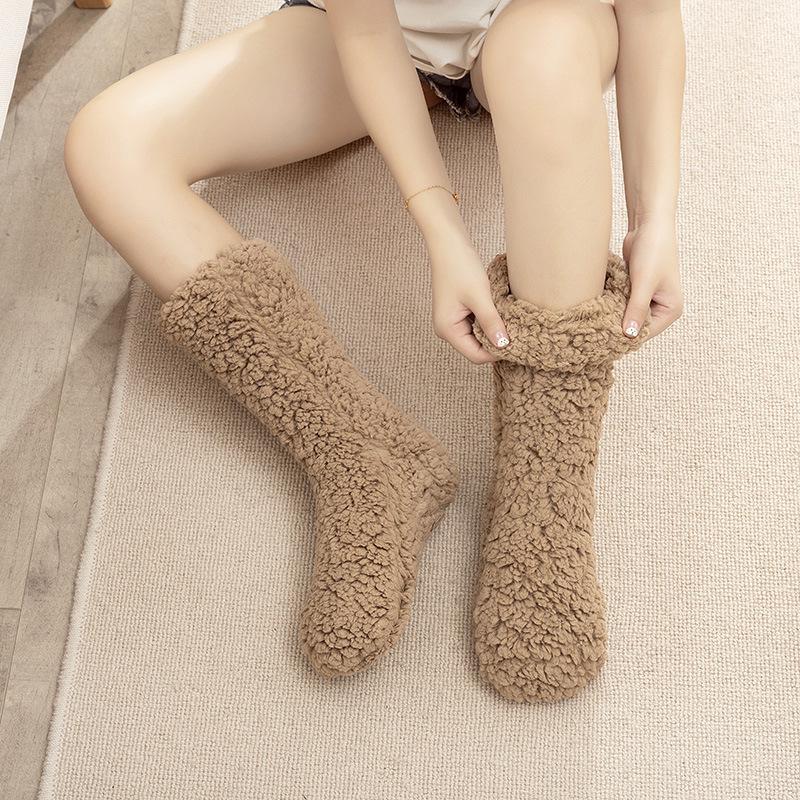 Cozy Fleece-Lined Thermal Socks for Winter Warmth