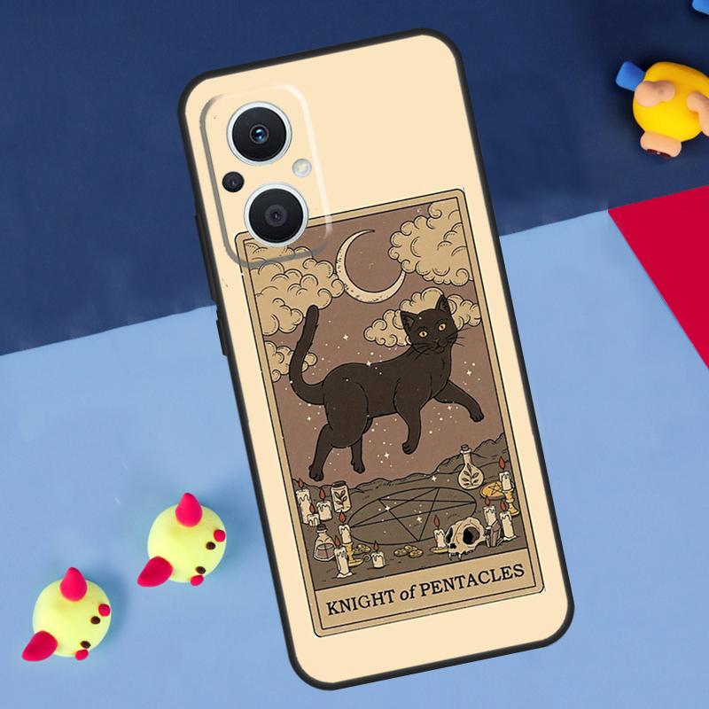 Der Kaiser Tarot Katzenkunst Druck Für OPPO Reno 14F 13F 12F 11F 10 11 12 13 14 Pro 8T 7 8 Lite OPPO Find X6 X5 X8 X9 Pro Hülle