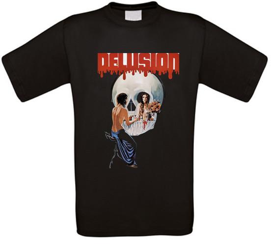 Delusion House Where Death Lives Horror Cult Movie T-Shirt All Sizes S