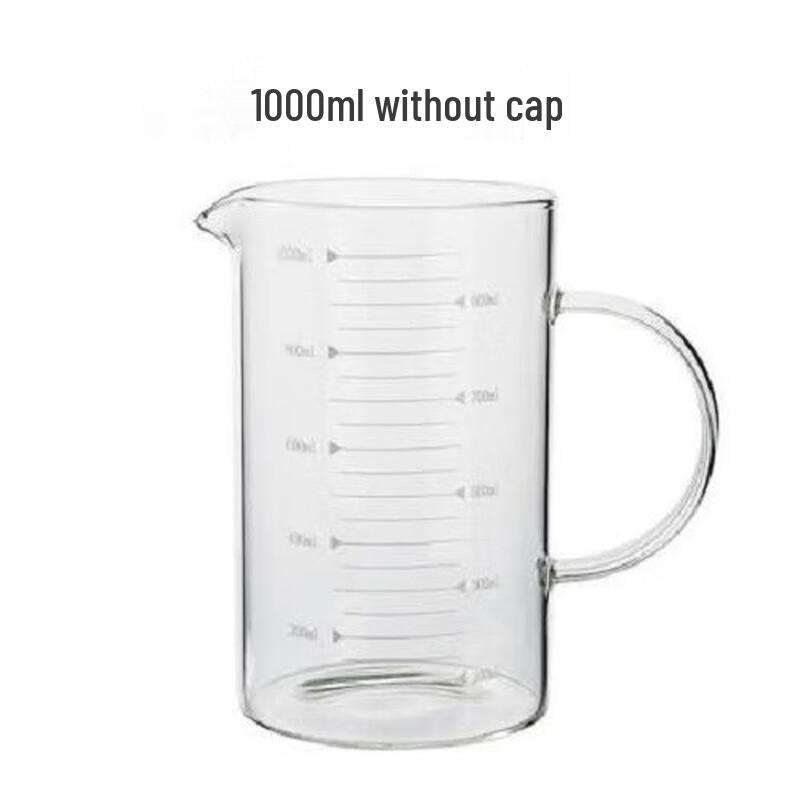 Heat-Resistant Glass Measuring Cup Set with Handle