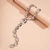 Acrylic Oval Diamond Ring Bracelet Earrings Necklace Accessories Women's Clavicle Chain Versatile Necklace