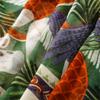 Ladies Scarf Thin Silk Scarf Spring Summer Tropical Plants Flowers Bugs Birds Bali Yarn Women Tassel Shawl