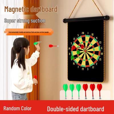 Kids' Indoor Magnetic Dartboard Set