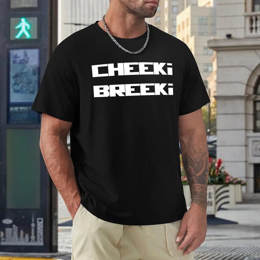 Escape From Tarkov Cheeki Breeki Essential Round Neck T-shirt Move Tees Cute Graphic Travel Eur Size