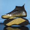 New Football Shoes Men's and Women's AG Spikes Gold Competition Student Training Shoes Artificial Turf TF Broken Nails