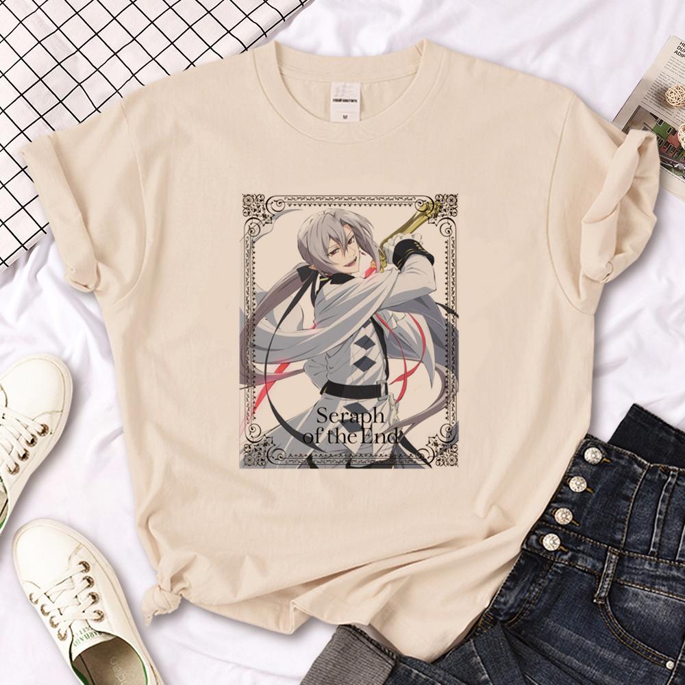 Seraph of the End t shirt men summer graphic streetwear t shirt boy designer 2000s clothes