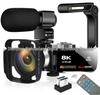 4K 48MP HD Digital Camera with Touchscreen & Microphone