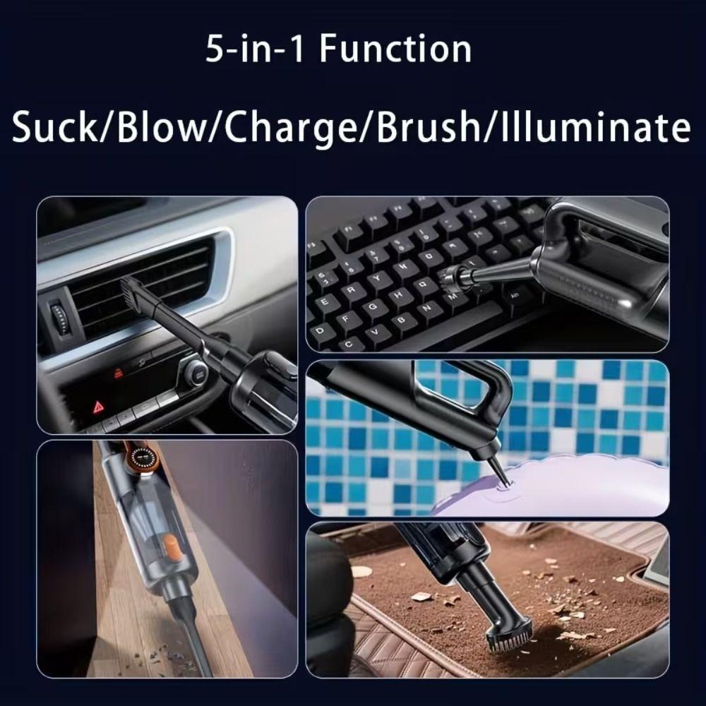 High-power Car Vacuum Cleaner Cordless Mini Handheld Vacuum Cleaner  Vehicle