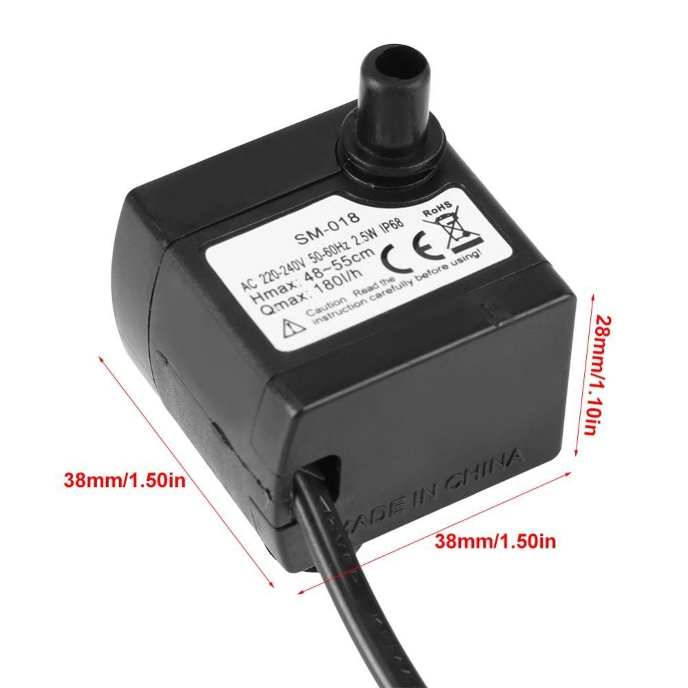 Submersible Design Mini Water Pump Ultra Quiet Operation Aquarium Pump Ultra Quiet Pump  Fish Pond