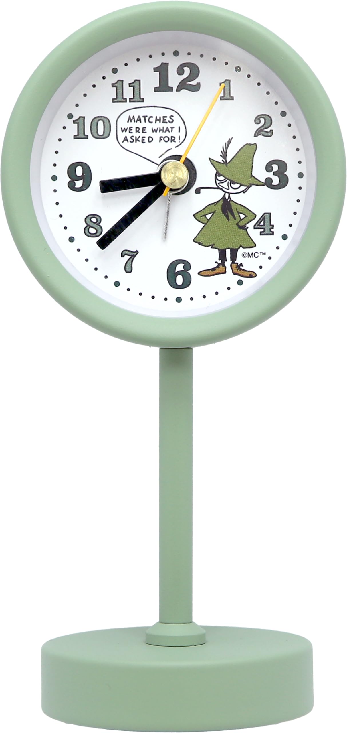 Fieldwork Moomin Analog Stand Clock Y Snufkin Green MOM016-5 зелёный