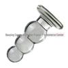 Transparent Large Glass Anal Plug Bead for Men and Women