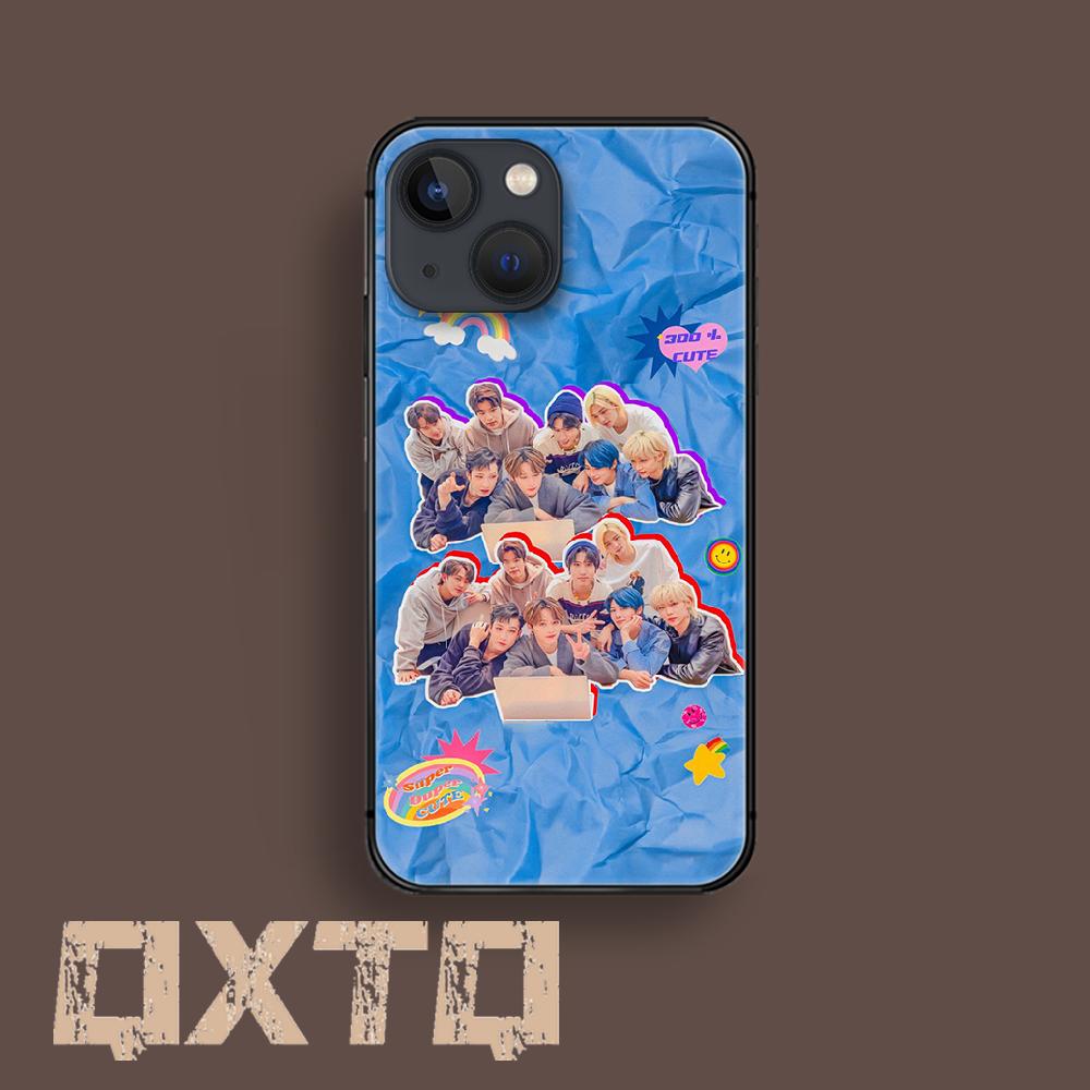 2 Cover Per Xiaomi Redmi Note 10S 4G Con Design Kpop Stray Kids Skzoo - Custodia Morbida TPU Antiurto, Nero