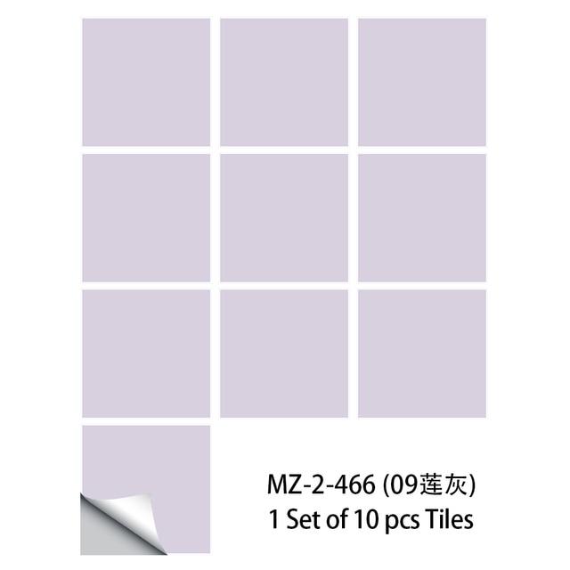 10ks Jednobarevná samolepka s diamantovými černými dlaždicemi Kuchyňský backsplash Olejotěsná skříňka na odlupování a lepení Vodotěsné umělecké samolepky na zeď