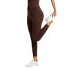Women's High-Waisted Yoga Pants, Anti-Roll, Butt Lifting, Tummy Control, Cropped Peach Outerwear