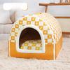Cat Nest, Universal Pet Products for All Seasons  Cat Safe House  Cat House Enclosed Winter Warm Cat Bed