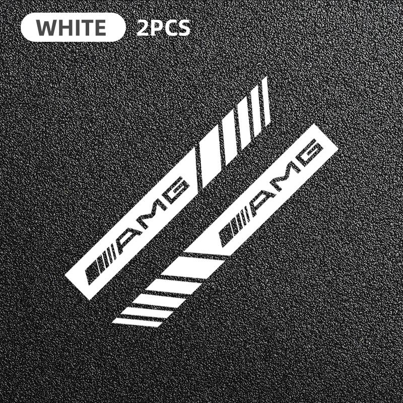 2pcs Car Rearview Mirror Side Decal Stripe Sticker Vehicle Body Accessories For Mercedes Benz AMG A B C E S CLA GLA GLB G Class