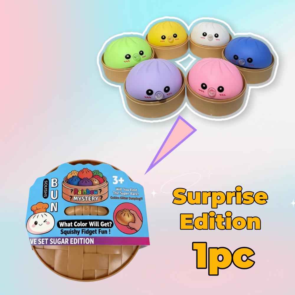 1pc Soft Dumpling Squishy Fidget Toys Steamed Stuffed Bun Squishy Pinch  Relaxation Tool 1pc A