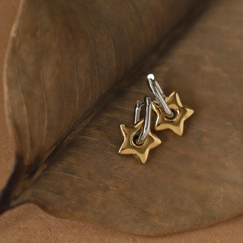 Fashionable Star Drop Earrings for Women Multifuntional Ear Jewelry for Every Occasion Pendant Earrings for Daily
