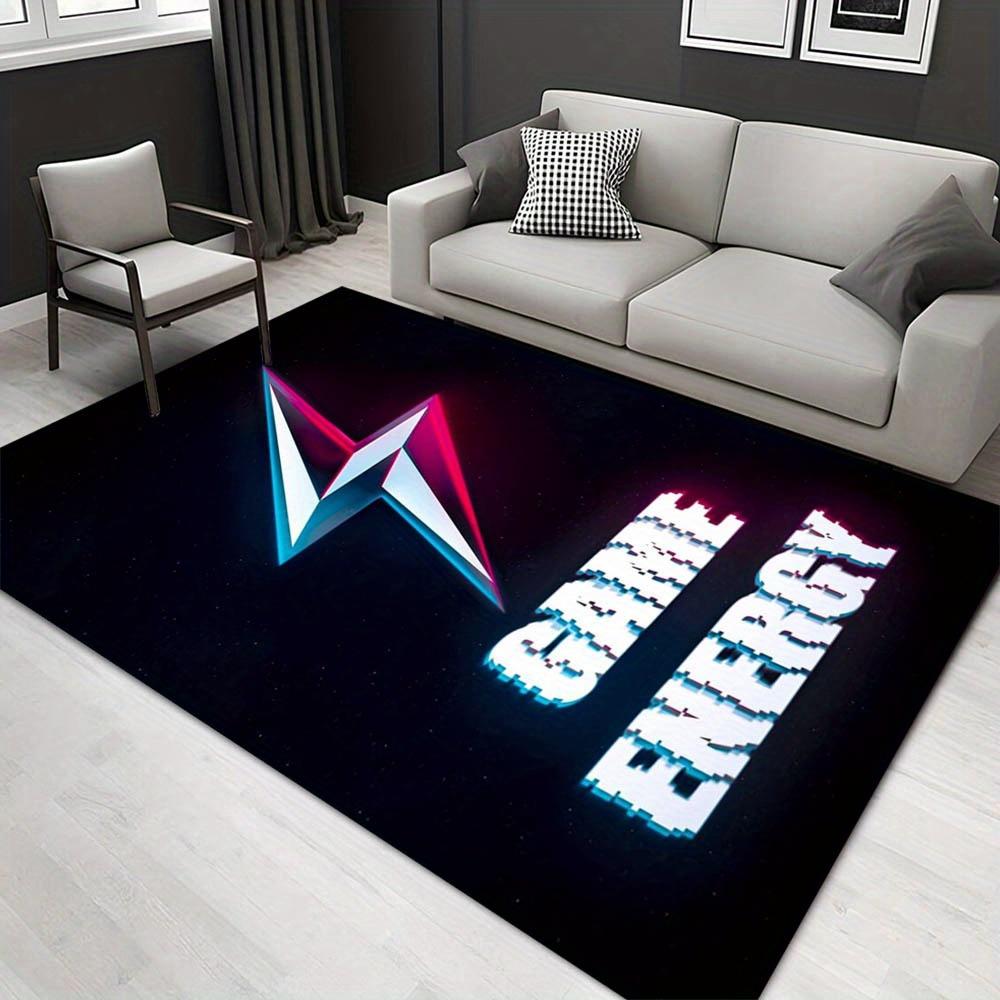 

1pc 1465243378Pattern Carpet, Area Rug For Living Room Bedroom Room Bed Chair Laundry Entryway Corridor Yard Non-slip Outdoor Camping Rug Fl 60cm by 90cm