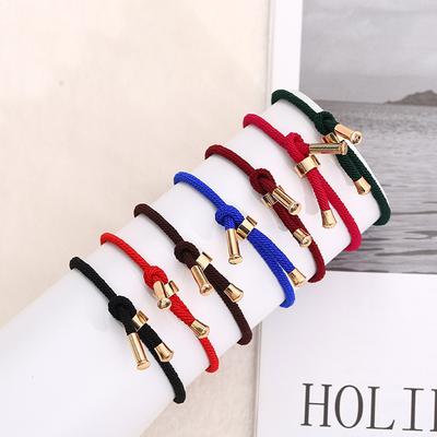 Corde Milan Réglable Hommes Tissage de Corde Femmes Bracelets d'Amitié Ceintures Fil Bracelets de Couple