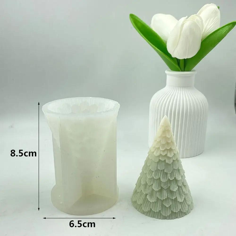 3D Cylinder Candle Mold DIY Silicone Candle Mold Cake Resin Molds 3D Art Wax Candle Making Mould Silicone Handmade Soap Molds