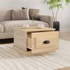  Coffee Table, Sonoma Oak, 50x50x35 Cm, Wood-based Material