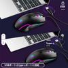7200DPI Wired USB Ergonomic Gaming Ideal for Juggler Compatible with and Smartphones 7-Button Mouse, C/USB Compatible, Mouse, Office/Gaming, Long-Term