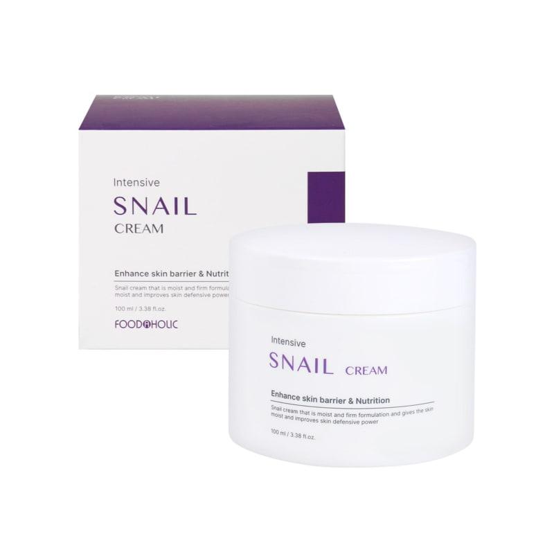 Foodaholic Intensive Snail Cream 100ml/Moisture Cream Barrier Strengthening, Wrinkle Improvement, High Moisture