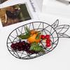 Fruit Storage Basket Iron Pineapple Shape Tray Nordic Style Dessert Snack Plate