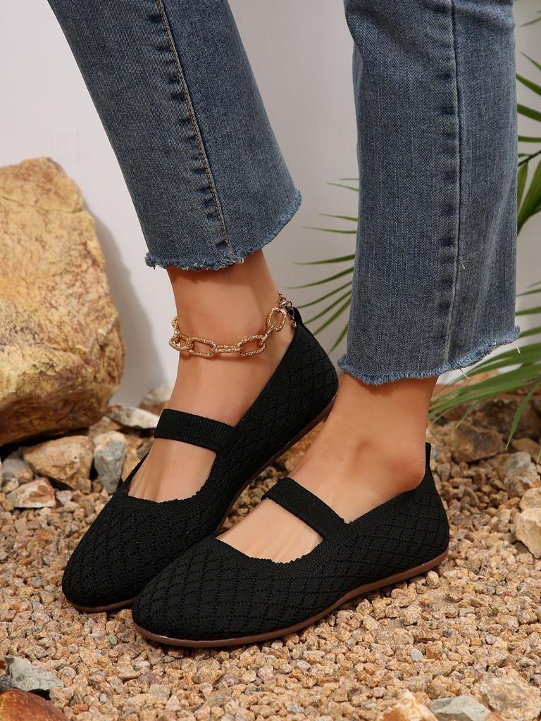 New flat-bottomed printed canvas shoes comfortable round head fashion casual shoes