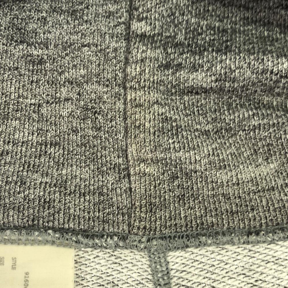 N.HOOLYWOOD Made in Japan Langarm Sweatshirt Reißverschluss Hoodie 36 Heather Grau Herren Gebraucht