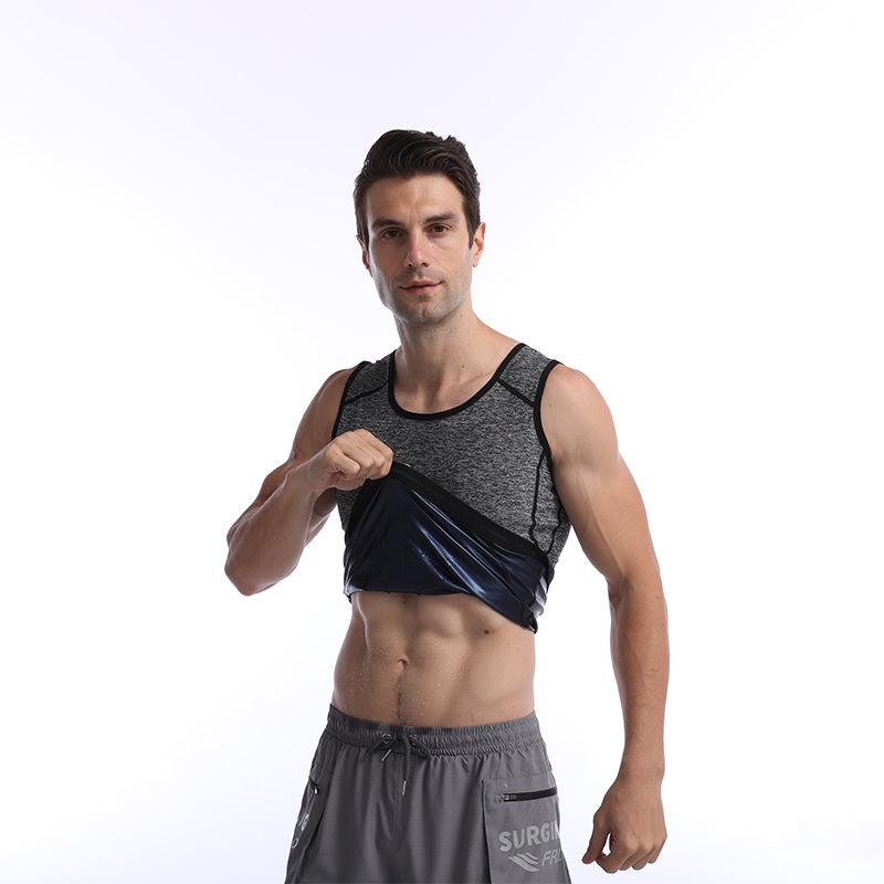 Unisex Shapewear Suit: Tummy Control, Sweat-Inducing Polyester Sportswear