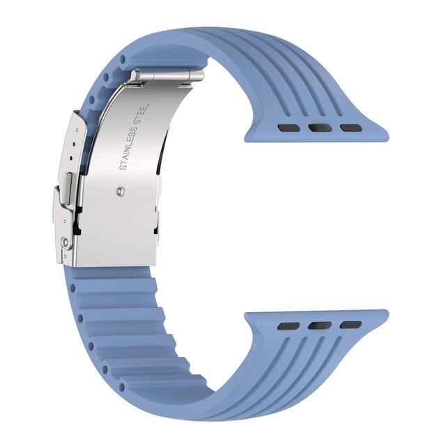 Straps For Apple Watch Ultra 2 Band 44mm 40mm 49mm 45mm 41mm 38 46mm 42mm Silicone Bracelet Correa Iwatch Series 3 6 Se 7 8 9 10