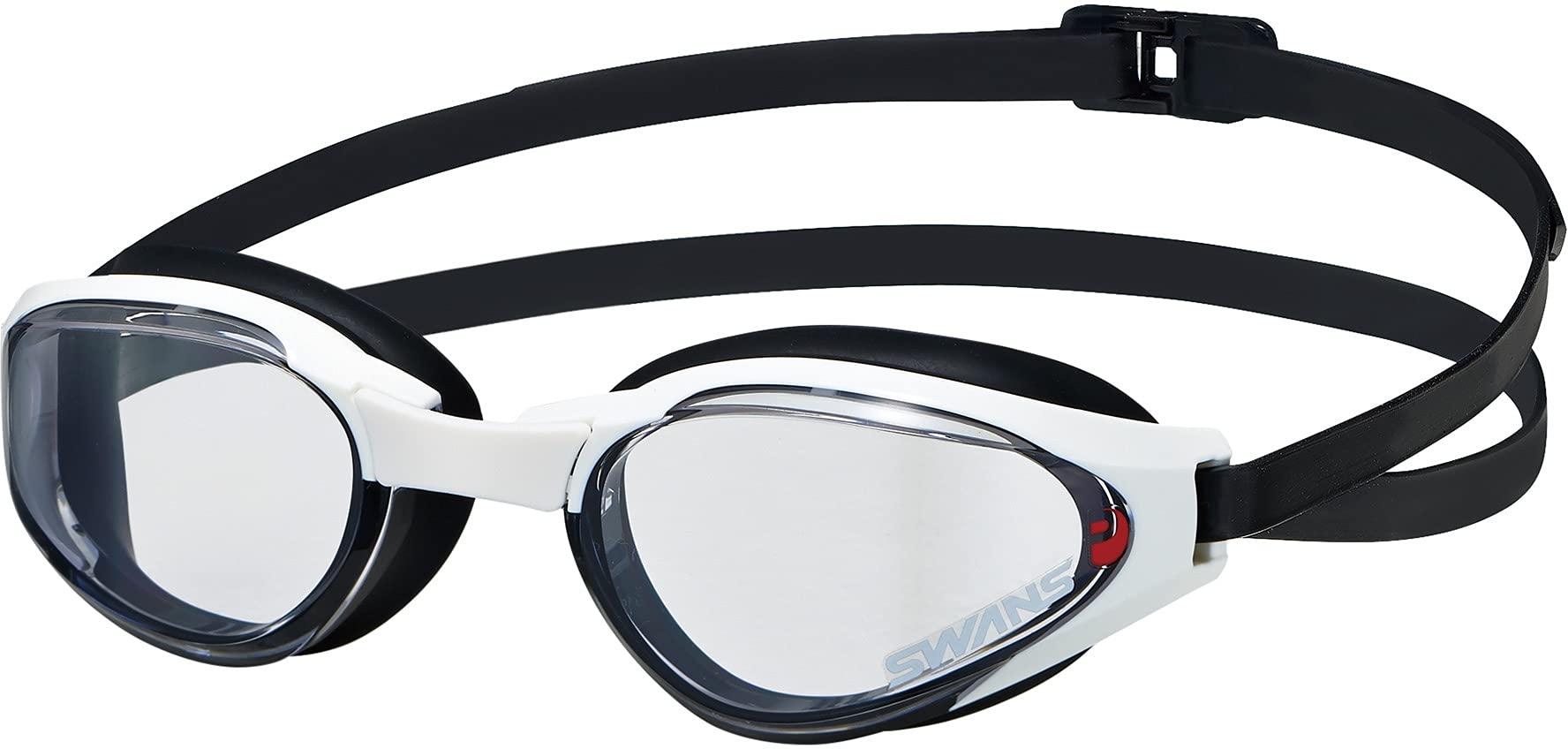 

плавательные Ascender clear x ASENDER с сертифицированными FINA [Swans] очками японского производства, SR-81NPAF CLA, черный, гоночные, с подушками,