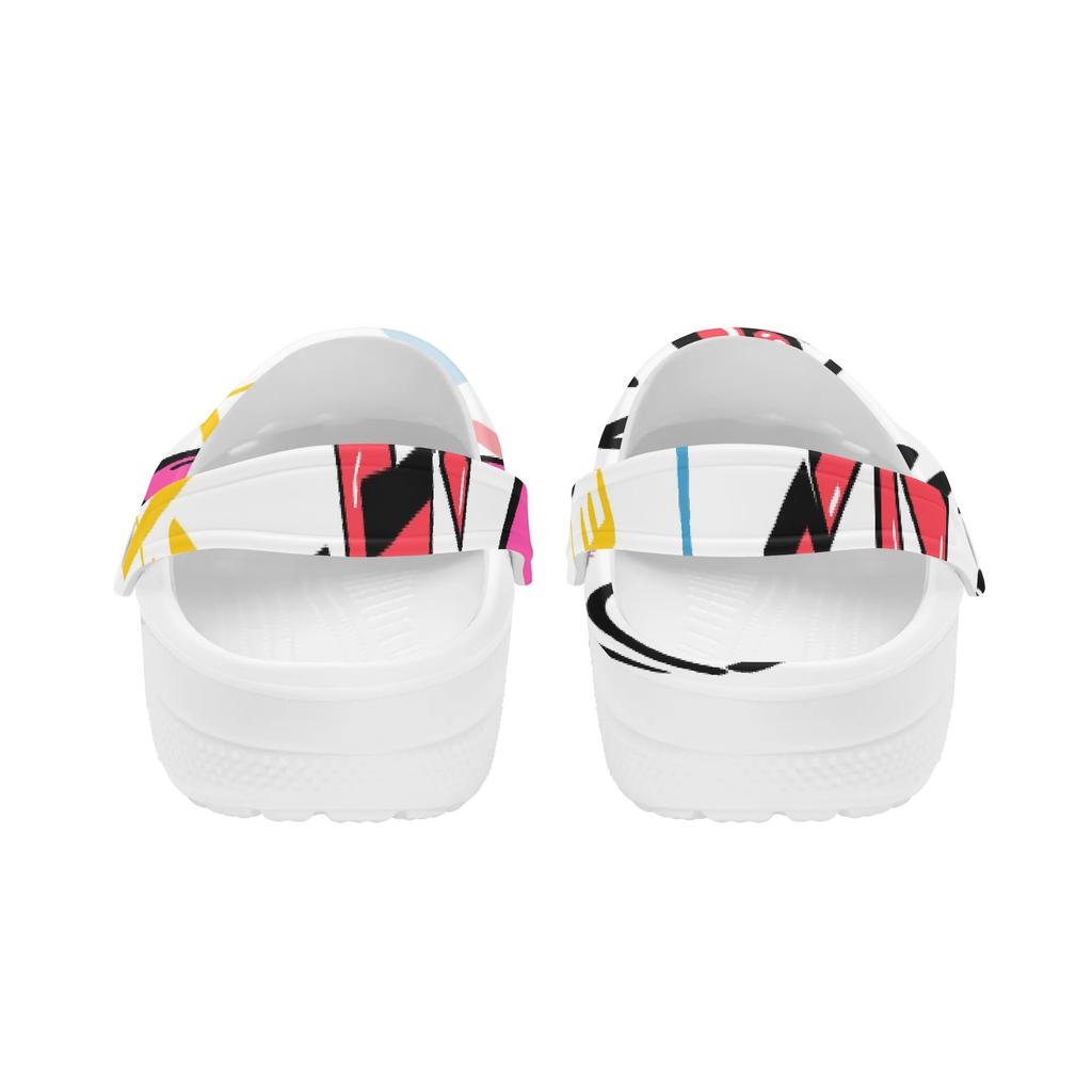 Colorful Printed EVA Clogs Slippers Unisex Lightweight Breathable Slip On Casual Sandals Lightweight Soft Sole Summer Daily Wear