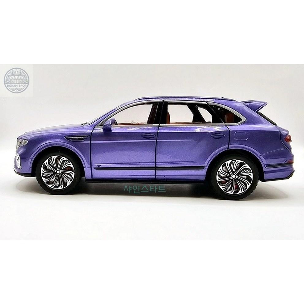 Bentley Bentayga SUV Diecast Model 1:24 Scale, Purple