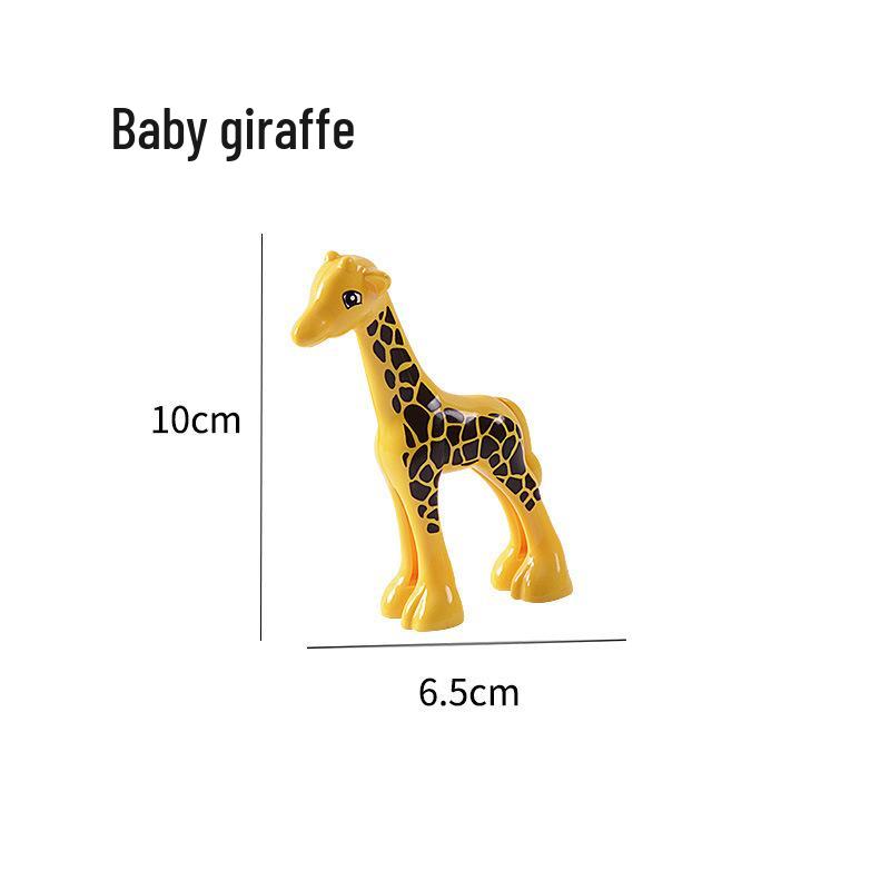 Compatible Large Bricks: Animal Accessories & Educational Building Blocks for Children - Ocean & Forest Themes