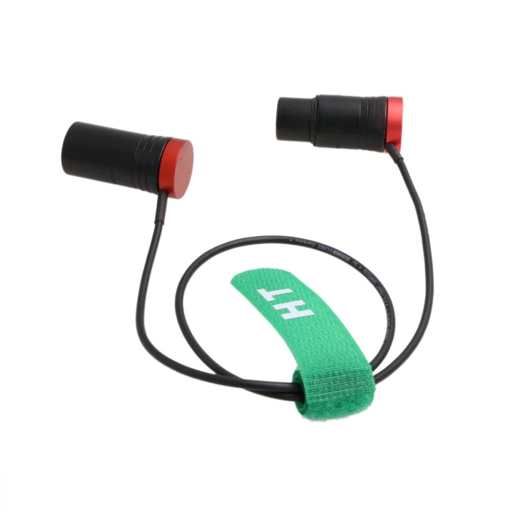 HangTon Audio Cable for Microphones, Cameras, Sound Devices (888, 633, Zaxcom, Zoom Audio Recorders), Low Profile XLR 3-Pin Male-Female, Red, 20-inch