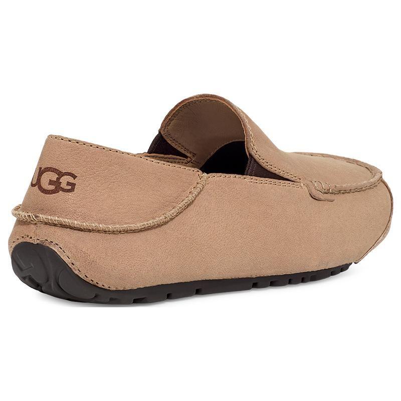 UGG Upshaw TS Skóra owcza Codzienny komfort Mokasyny Buty męskie Piaskowy 1108189-SAN
