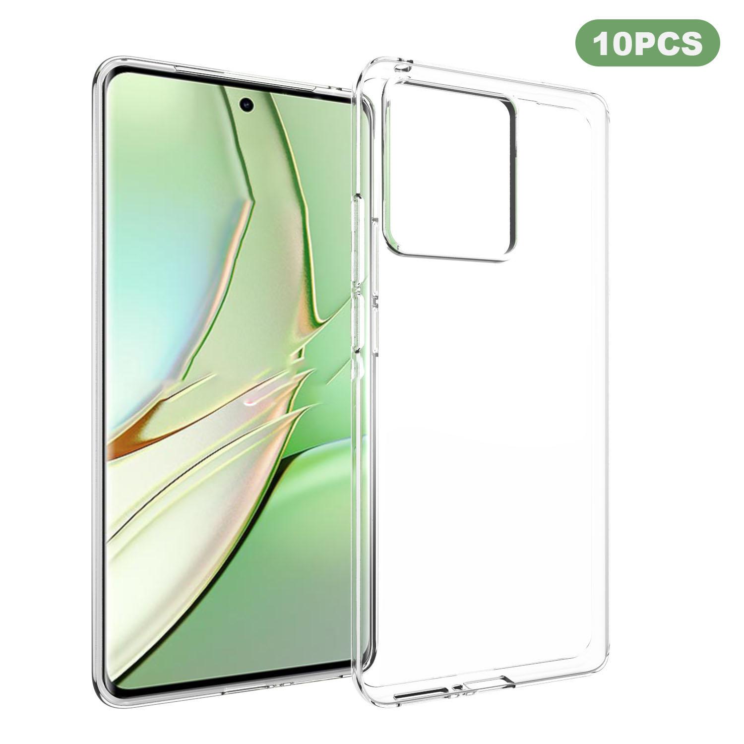 

10Pcs/Pack For Motorola Edge 40 5G Slim-Fit Phone Case Transparent Inner Watermark-Free TPU Phone Cover A