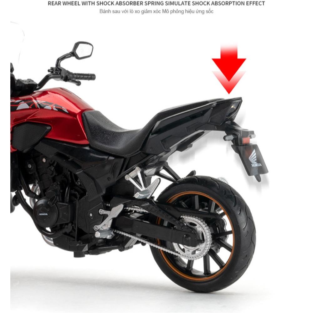 Simulation 1/12 Alloy for HONDA CB400X Motorcycle Model Youngster's Toy Car Ornament Pull-Back Car Model Boy Toy Birthday Gift