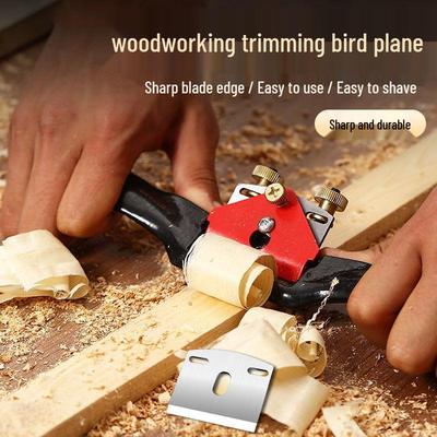 Adjustable Hand Push Woodworking Bird Plane - DIY Carpenter Tool