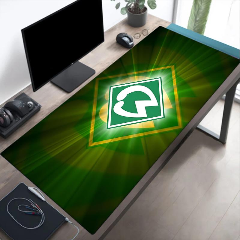 Green Bremen Pattern Mouse pad, Gaming Mouse Pad, keyboard pad, Desk Decor for computer notebook Fan Gift Birthday Gift