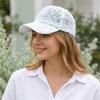 Adjustable Flower Baseball Cap Embroidered Mesh Peaked Hat Casual Visors Cap  Outdoor