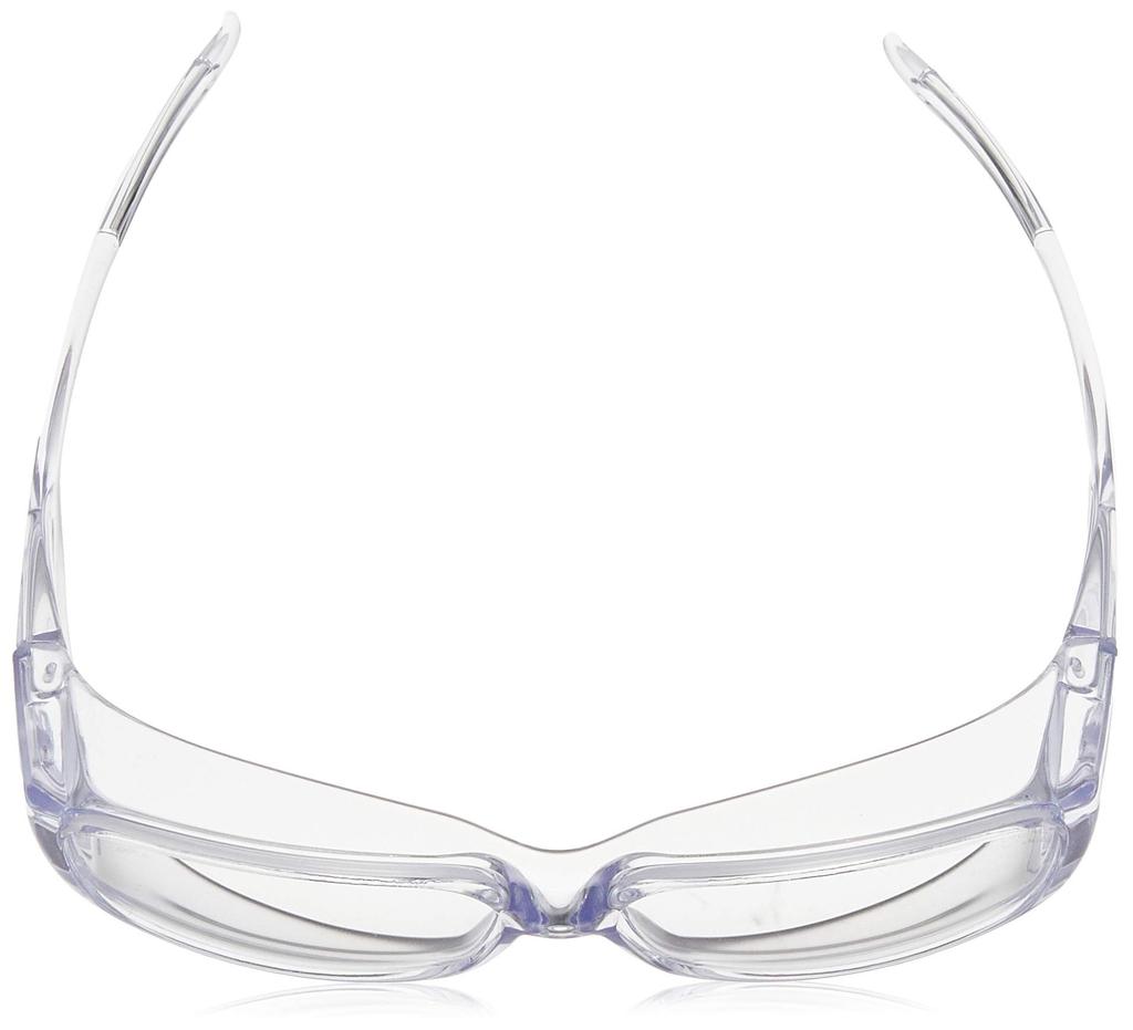 Occhiali a doppio oculare TRUSCO Safety con montatura trasparente TSG-801TM,