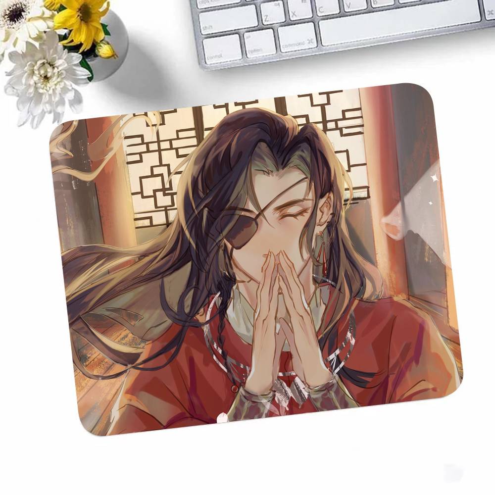 Heaven Officials Blessing Anime Mousepad Small LockEdge Mouse Pad For Gamers Computer Desk Pad Rectangular Anti-slip Rubber
