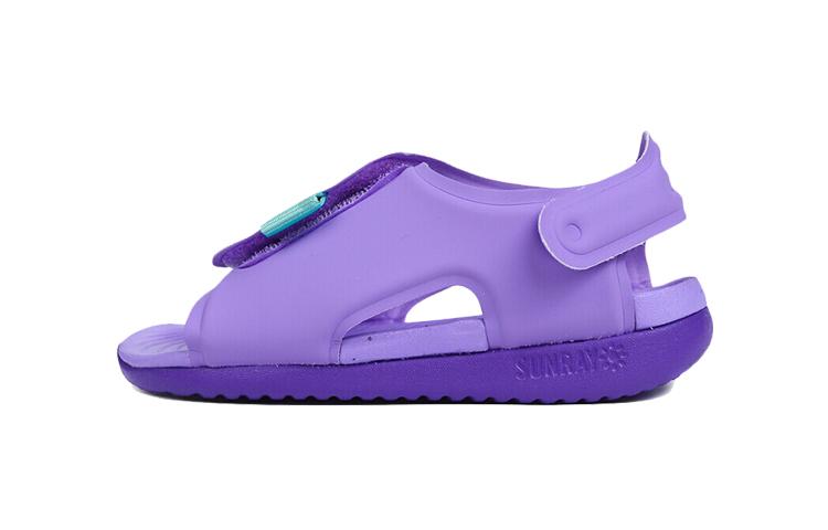 Nike Sunray Adjust 5 PU Polyurethane Low top Toddler Shoes Purple Infant And Toddler AJ9077-500 25