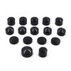 Motorcycle Part 77 Piece Black Caps Cover Kit For 04-15 Harley Sportster Engine & Misc Bolt Nut Chrome
