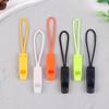 3Pcs Multifunctional Outdoor Survival Whistle Zipper Head Diy Sewing Accessories Wild Field Emergency Signal Cord Pullers